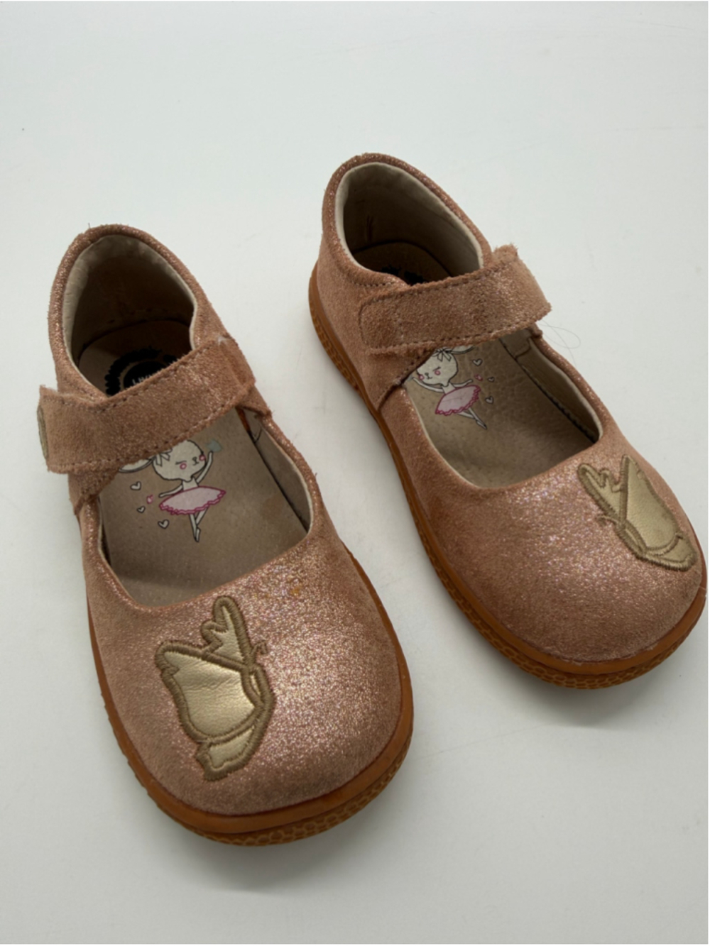 Livie & Luca Toddler Girl Shoes Size 9 Rose Gold Butterfly Mary Janes
